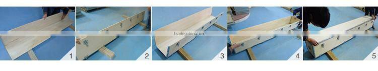 Plywood folded packaging boxes with 4 parts