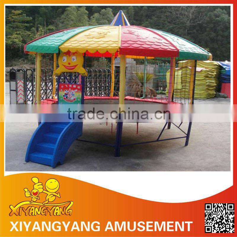 Attractive considerate kids indoor trampoline with CE proved