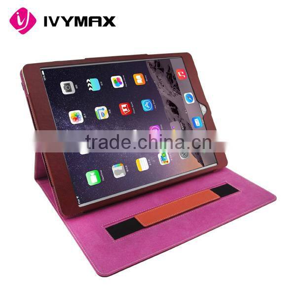 New wallet case for IPAD PRO flip pu leather cover case