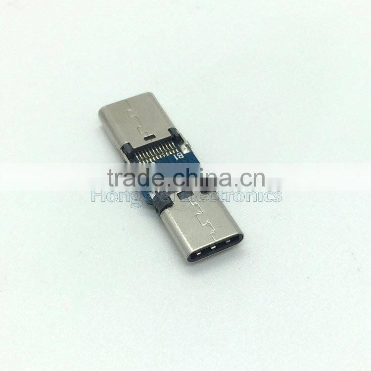 Type C to Type C USB 3.1 adapter circuit board male to female extension