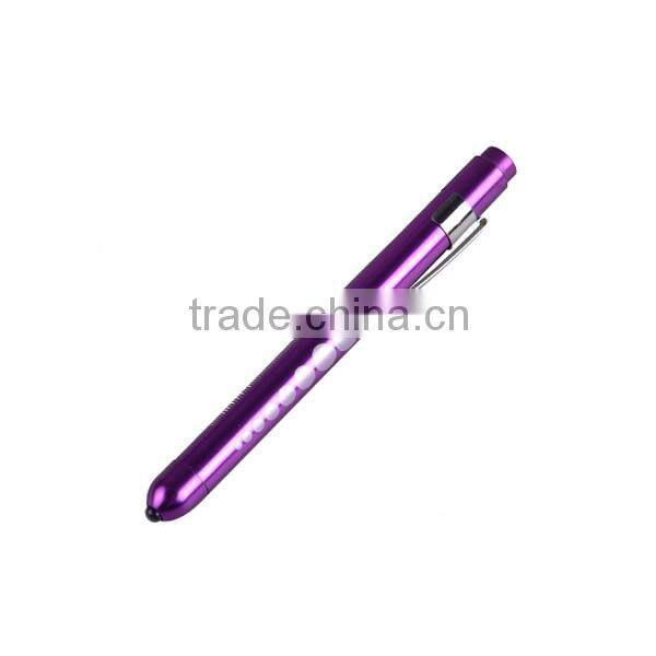 1 LED Pupil Pen Light Medical Flashlight With Pupil Size