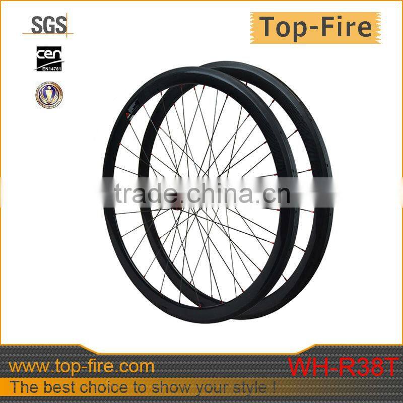 Top sell!!! design carbon tubular wheelset 700c,38mm carbon tubular wheels basalt brake 38mm carbon tubular wheels for sales