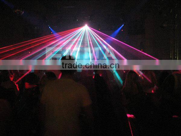 3w dmx rgb small stage laser lighting,disco ktv nightclubs stage laser light projector