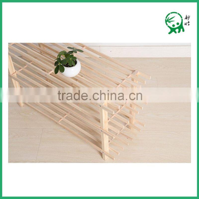 2015 Hot Sale ! Practical Living Room Furniture 3 Layers Wooden Shoe Rack