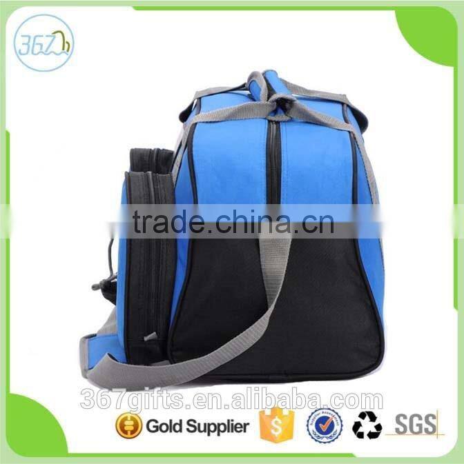 High quality polyester waterproof single shoulder travel tote bag with many pockets for business and travel