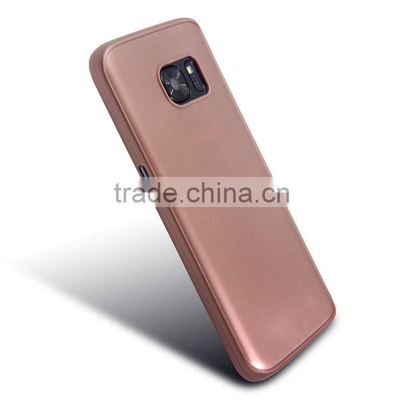 Ultra thin 0.4mm matte PP phone case for Samsung Galaxy S7 edge