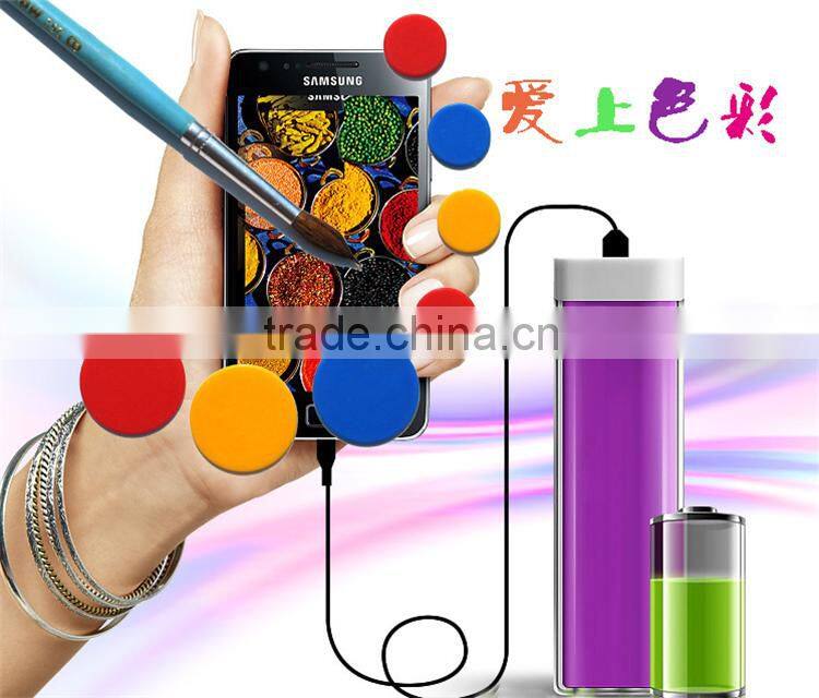 new lipstick 2600mah power bank alkaline