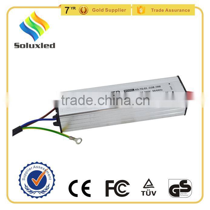 COB 70W Constant Current Waterproof IP67 LED Driver, LED Flood Light Driver