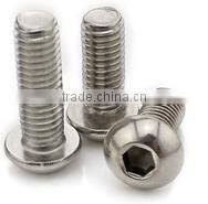 M3 bolts and nuts button head/socket head stainless steel screws