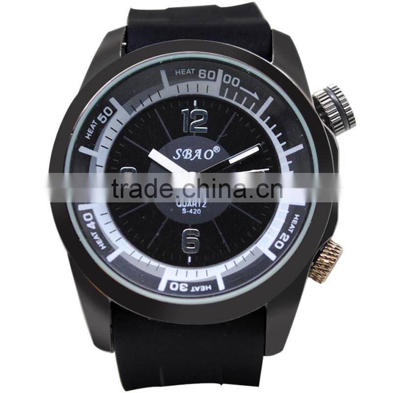 New Trend Silicon Band Big Case Brand Watch Factory China