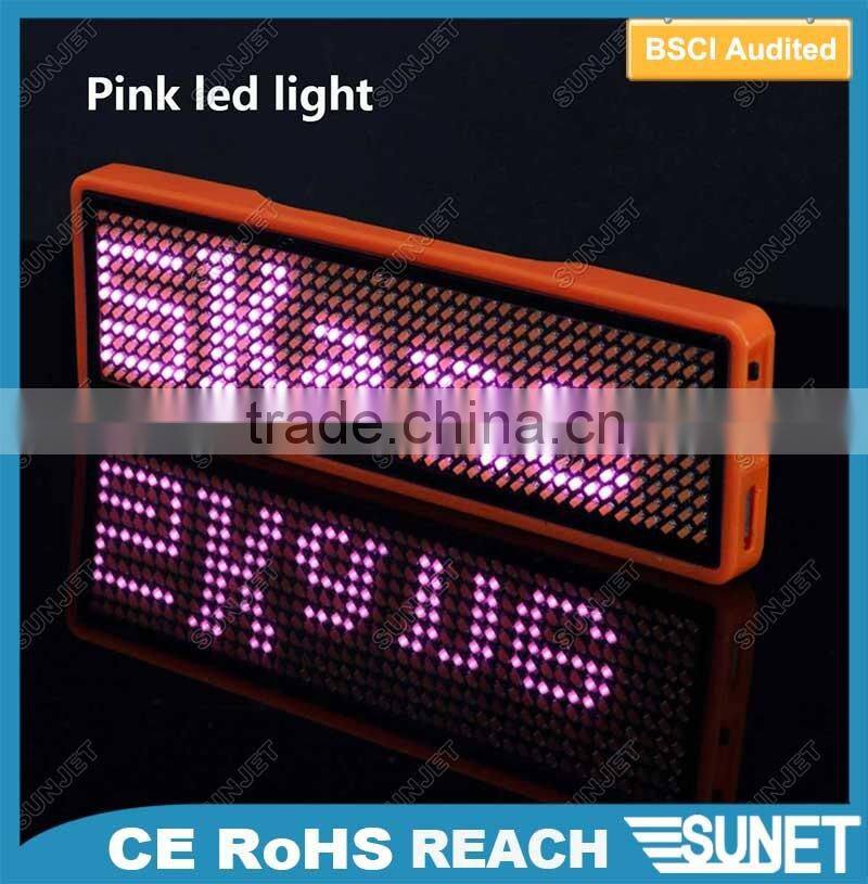 Rechargeable Fashion Mini led light display advertising board