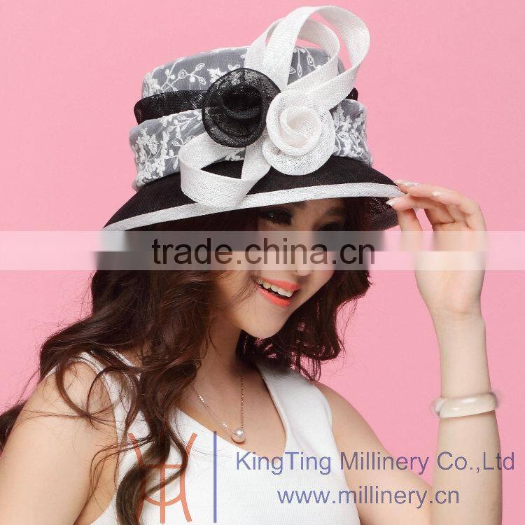 Womens church stripe decorating funny bucket hat