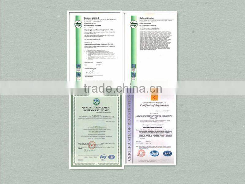 China famous LVHUAN 600KW coal bed gas generator set, less than 25% methane