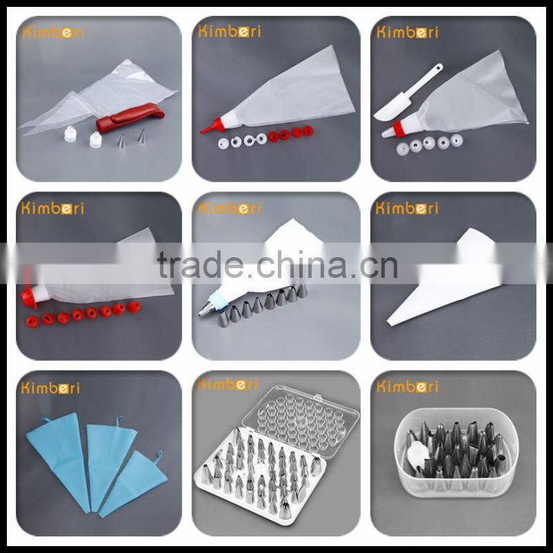 LFGB/FDA Biscuit And Pastry Decorating Kit PP Material Trantidional Decorating Good Function Cake Tools