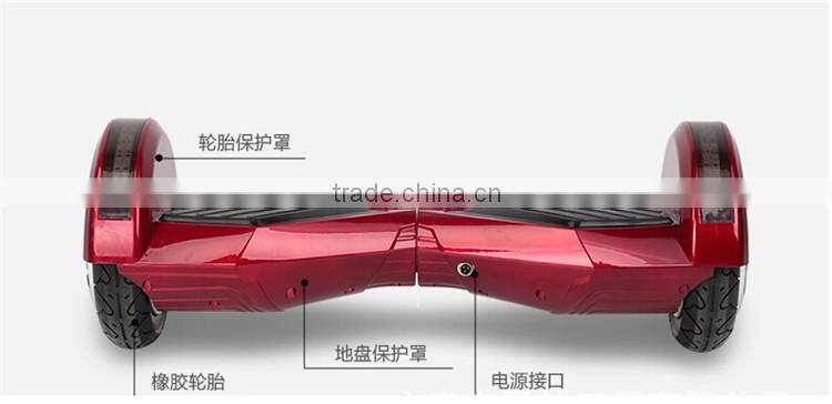 8 inch CE Certificated Electric Scooter 2 Wheel Scooter Self Balancing Scooter Smart Balance Led Light Hoverboard