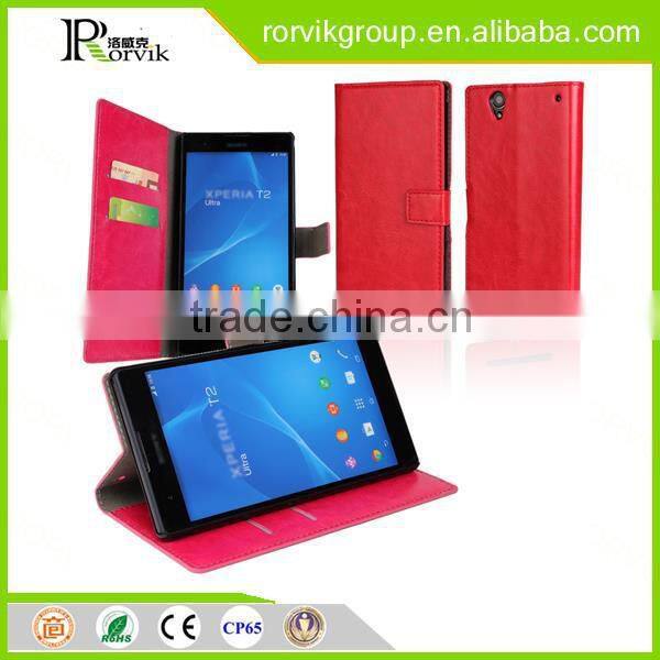 pc mobile phone case card holder for Sony Xperia T2 Ultra