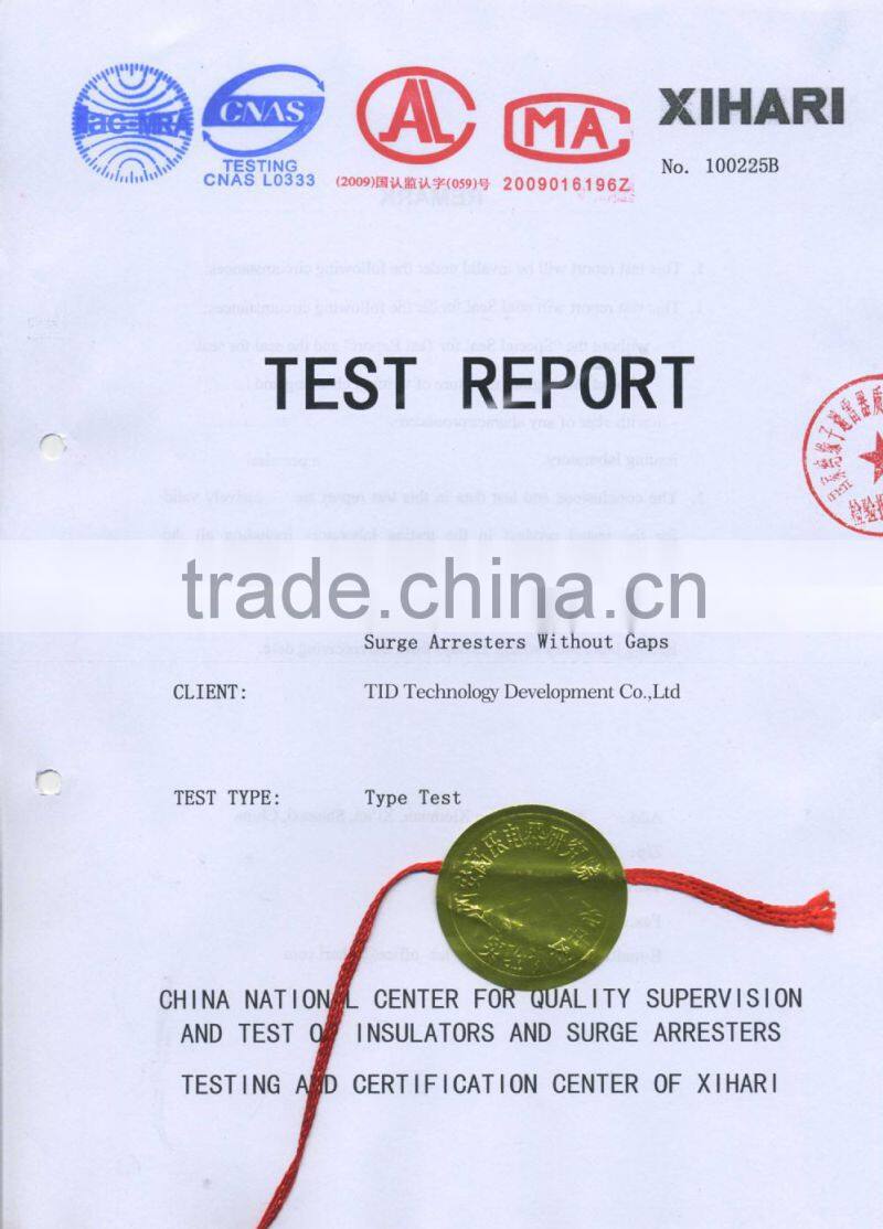 36kV High Voltage Polymeric Surge Arrester