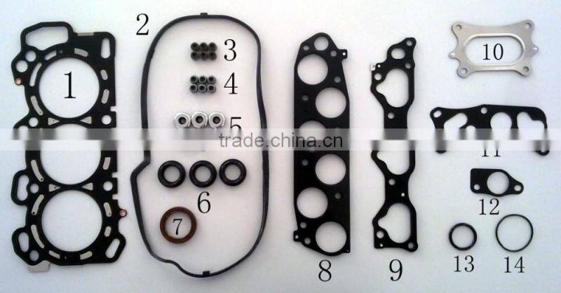 Car auto parts J35Z2 engine gasket set for 06110-R70-A00 on sale