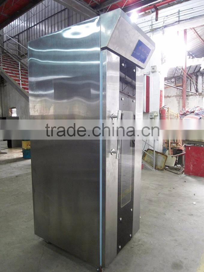 Hot sale 16 trays single door bread dough proofer with steam system