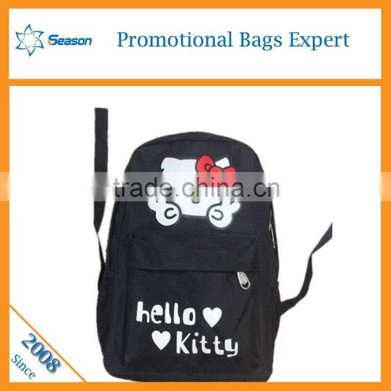 Cartoon logo child school backpack customized design