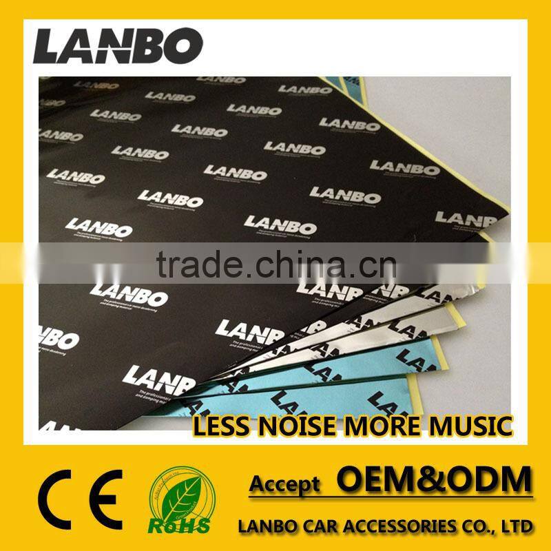 Top 10 LOGO Print Aluminum Pure Butyl Self-Adhesive Sound Deadening Material Auto Sound Dampener
