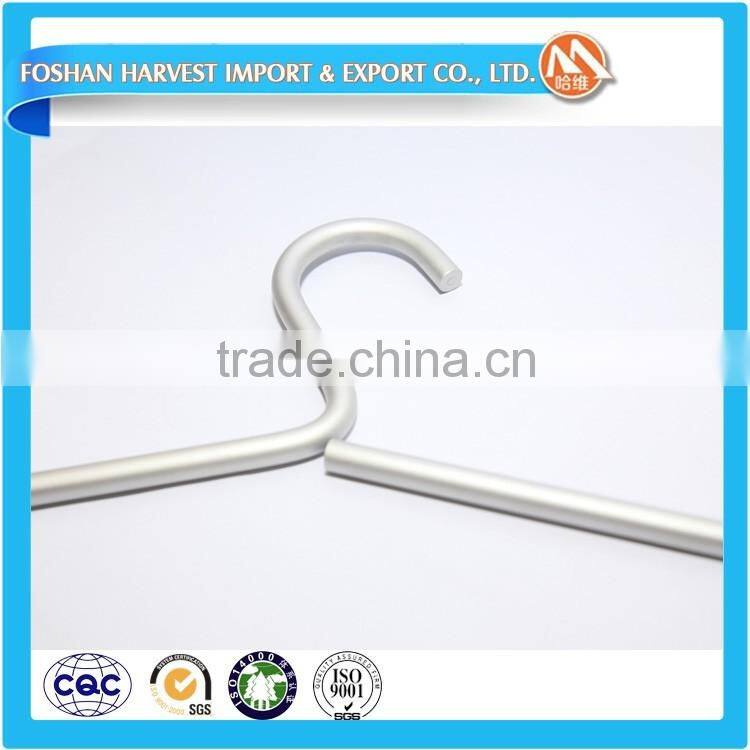 Factory direct sale customize different types adjustable non-slip space-saving aluminum clothes hanger