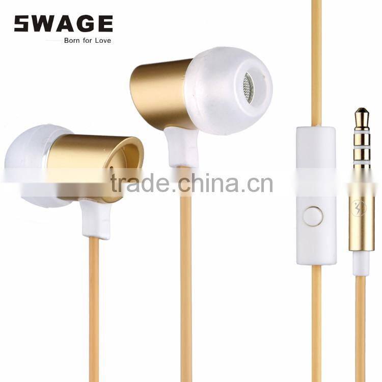 PH-ED10 High-end sound performance comfortable GOLDEN in-ear headphone metal earphones