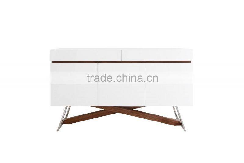 Modern High Glossy White Wooden Dining Cabinet Buffet D285#