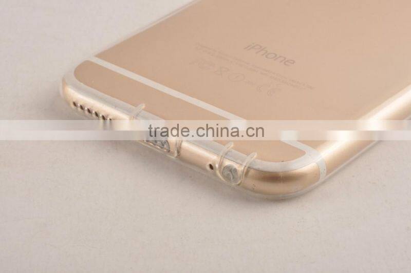 Factory Price Ultra Slim 0.3mm TPU Clear Transparent Case Back Cover For Apple iPhone 6/6s