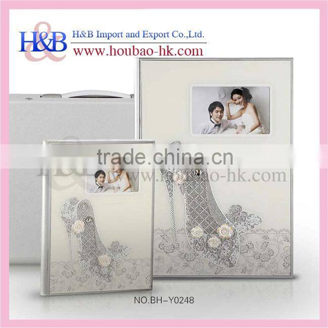 wholesale profesional sexy shoe design wedding photo album cover design sexy shoe design