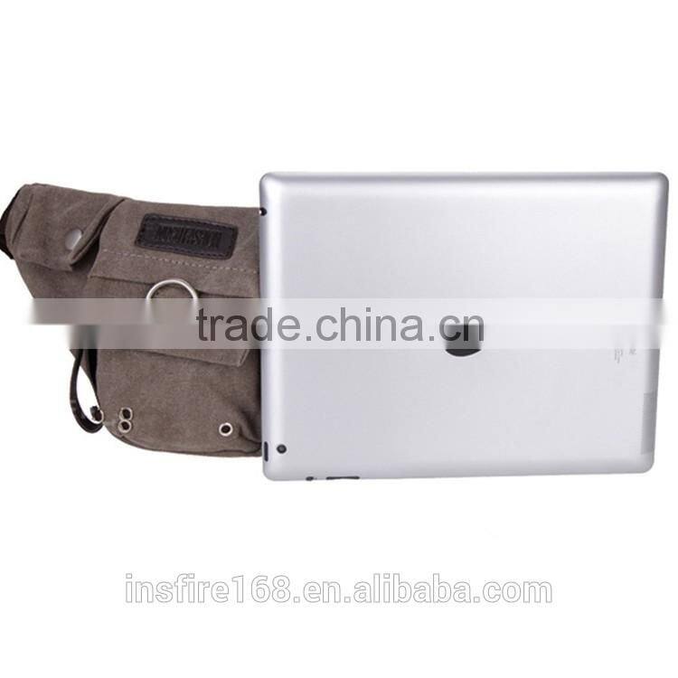 2016 outdoor waist bag fashionable classical canvas waist leg bag