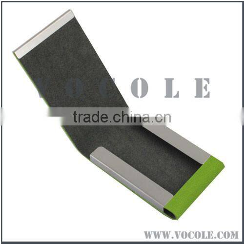 Stylish Metal Leather ATM Card Holder