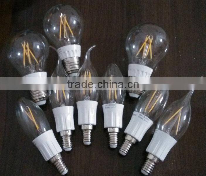 COB Filament bulb E14 candle replace halogen 30W