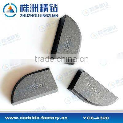 Hard alloy welding blades for making 3-edged milling tools , milling tools for T grooves and adjustable boring tools
