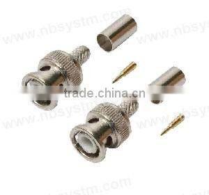 high quality BNC video connector/cold press BNC/RG25U RG59U RG6U