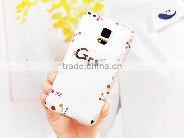 Design fashion mobile phone hard case for samsung galaxy s5