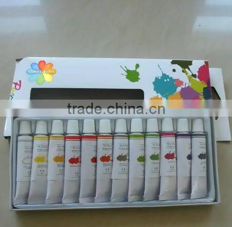 75ml tube packed OEM made artist non-toxic acrylic paint