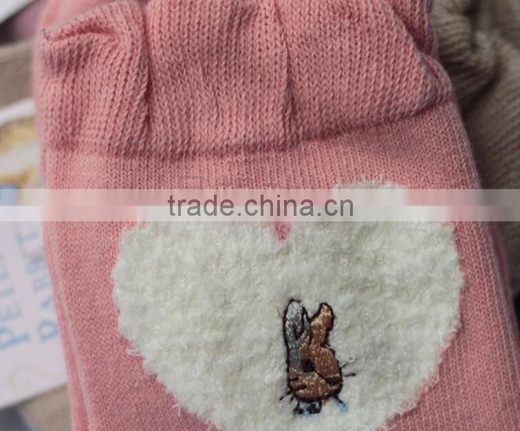 Original cotton socks female Peach Squirrel sock embroidery machine modal cotton socks