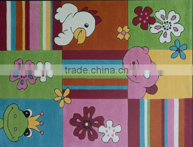 Colorful children game carpet for home use