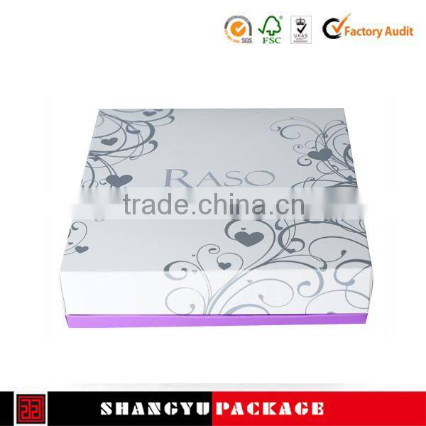 paper jewelry box flat packing