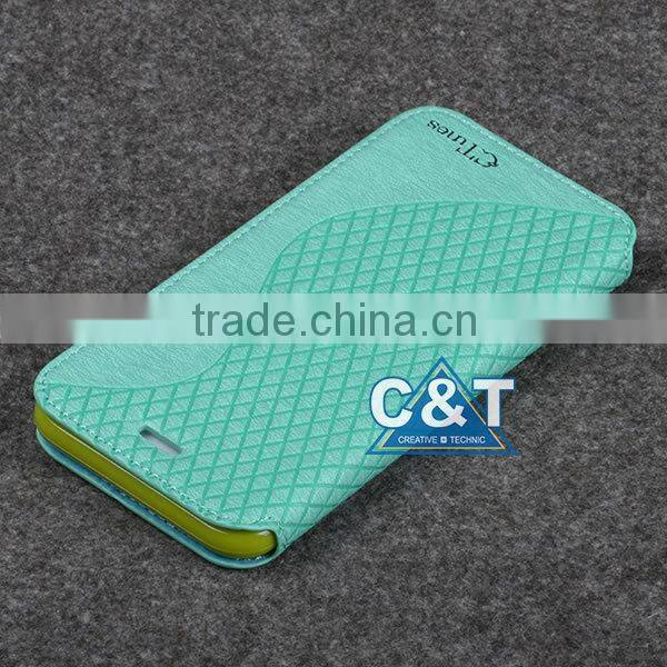 C&T Premium PU Leather Wallet Pouch Flip Case Cover for Nokia Lumia 535