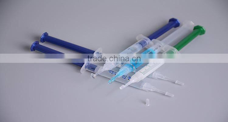 3ml Peroxide or Non Peroxide Teeth Whitening Bleach Gel Syringe OEM