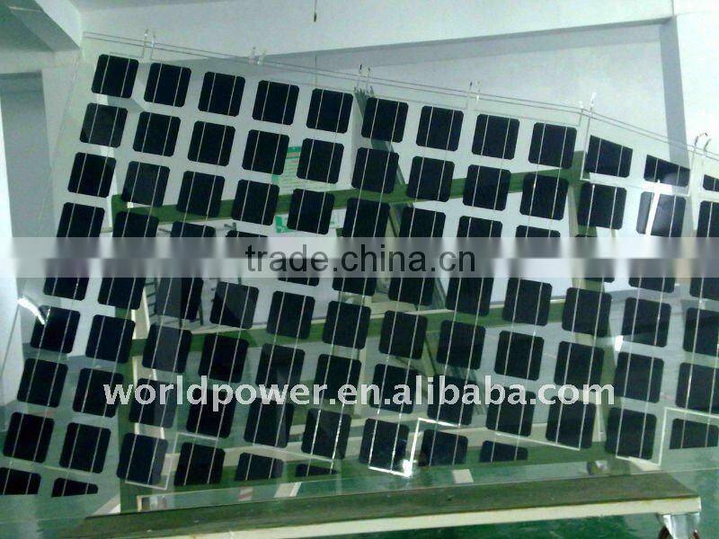 For Bus Stop Transparent BIPV Solar Panel