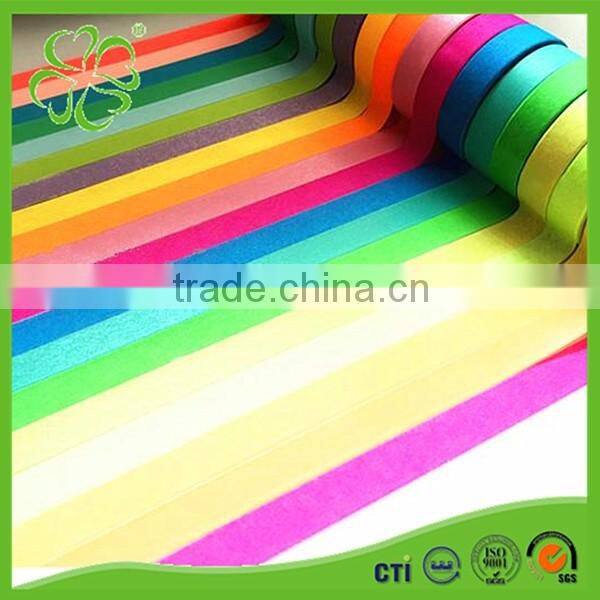 Colorful Custom Printed Washi Creped Paper Tape