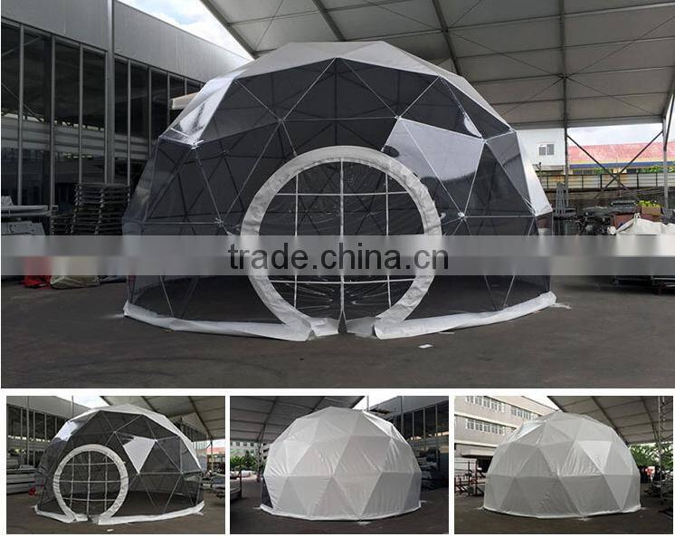 2016 Steel frame geodesic dome tent for party wedding
