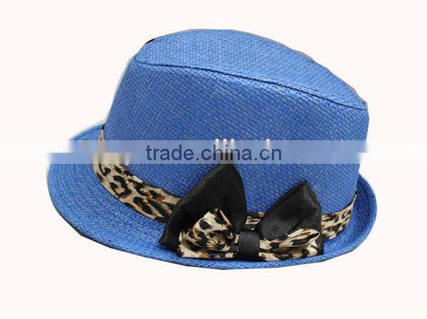 blue attractive feminie papyrus sun protection hat