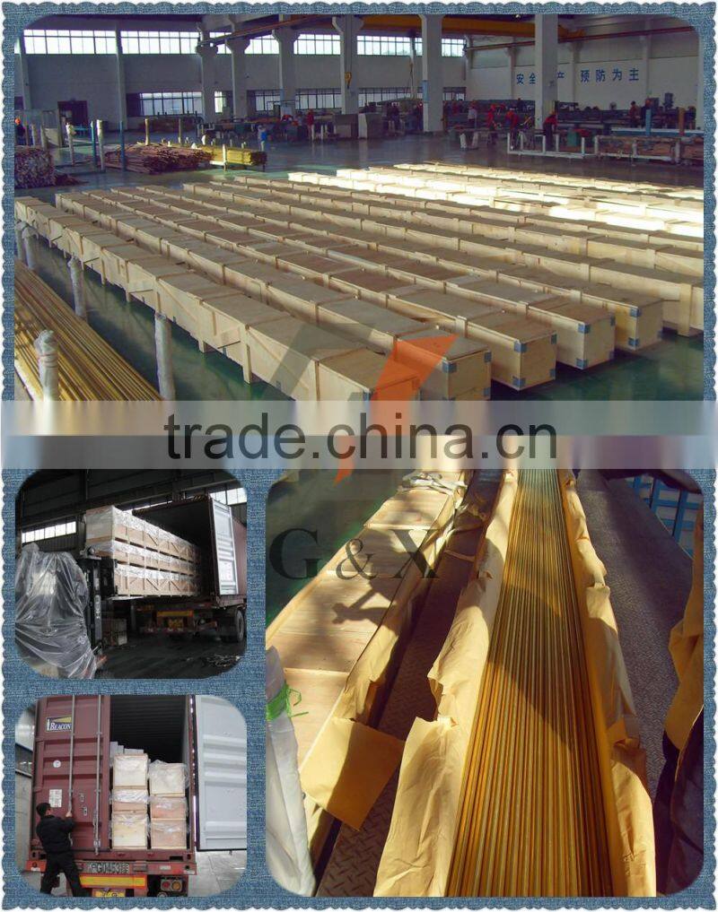 Straight Copper Pipe Type heating pipe copper prices from china