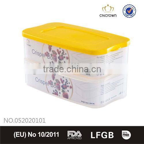 Plastic food containers airtight with lids 1.0 L