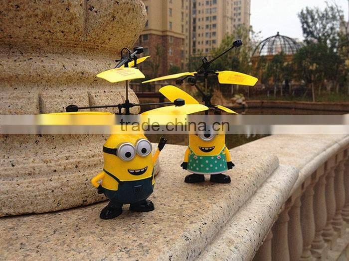 Cartoon style ultralight aircraft induction micro drone