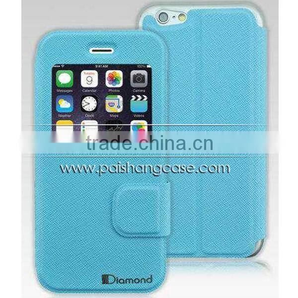 Flip leather case cover for Apple iphone 6
